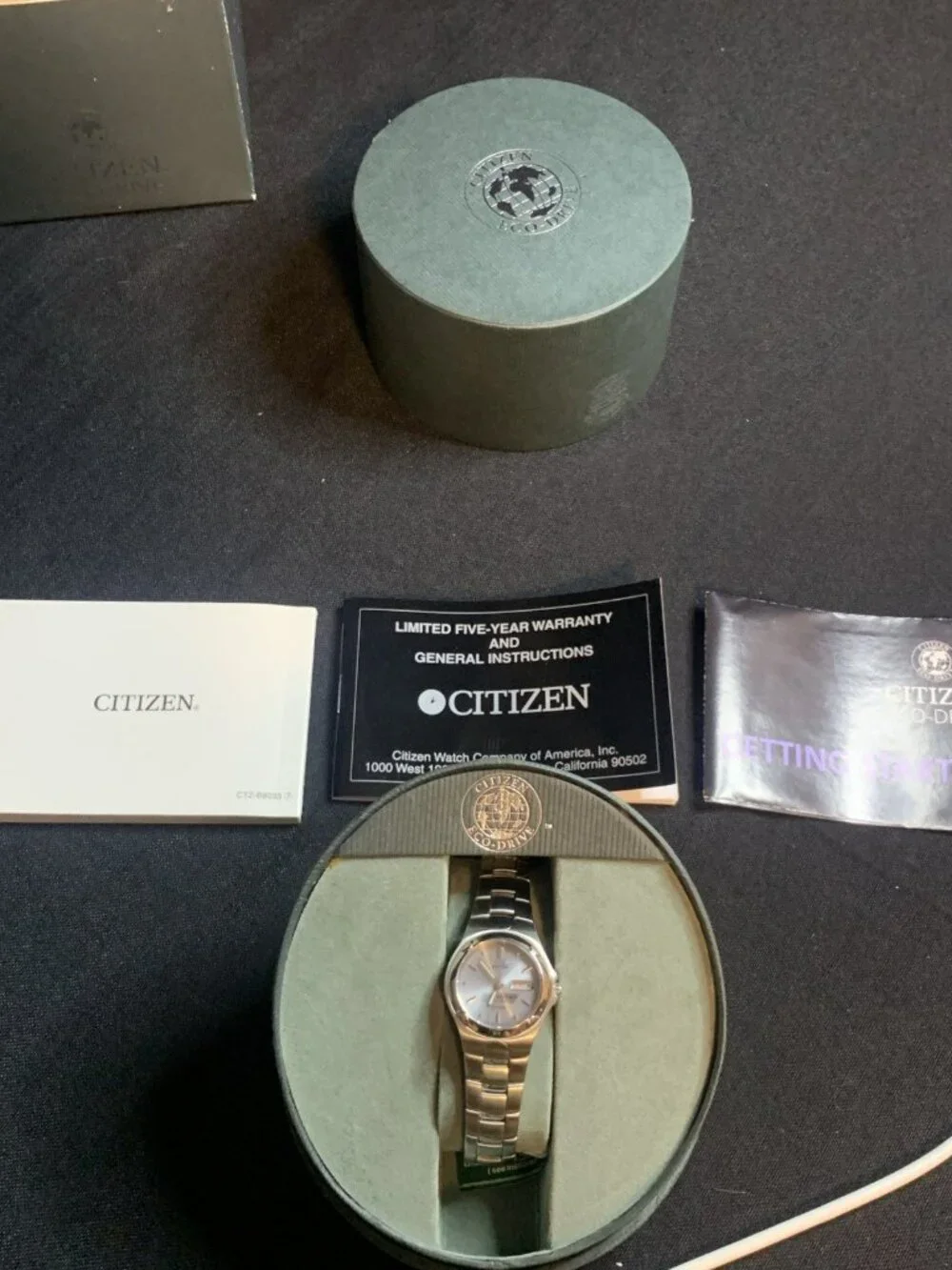 Citizen Eco-Drive Silver Women’s Watch - CTZ -B8033 Ron Fenway Racing Editon